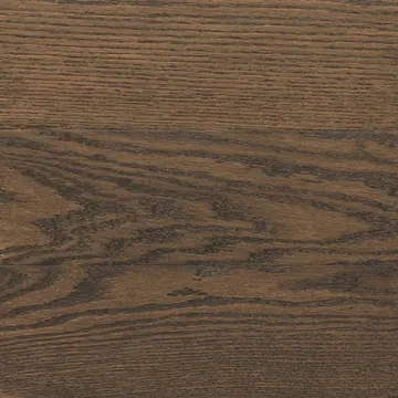 Ebony stain on red oak