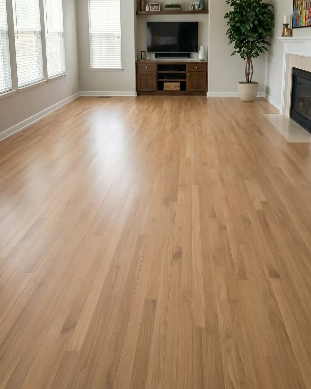 Hardwood floor installation