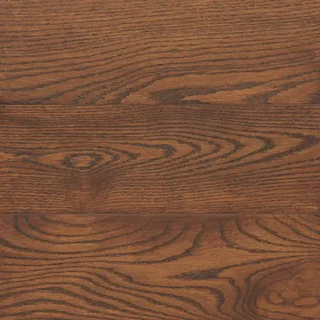 Rosewood stain on red oak