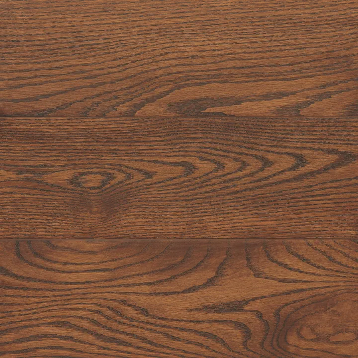 Rosewood stain color on red oak hardwood floor