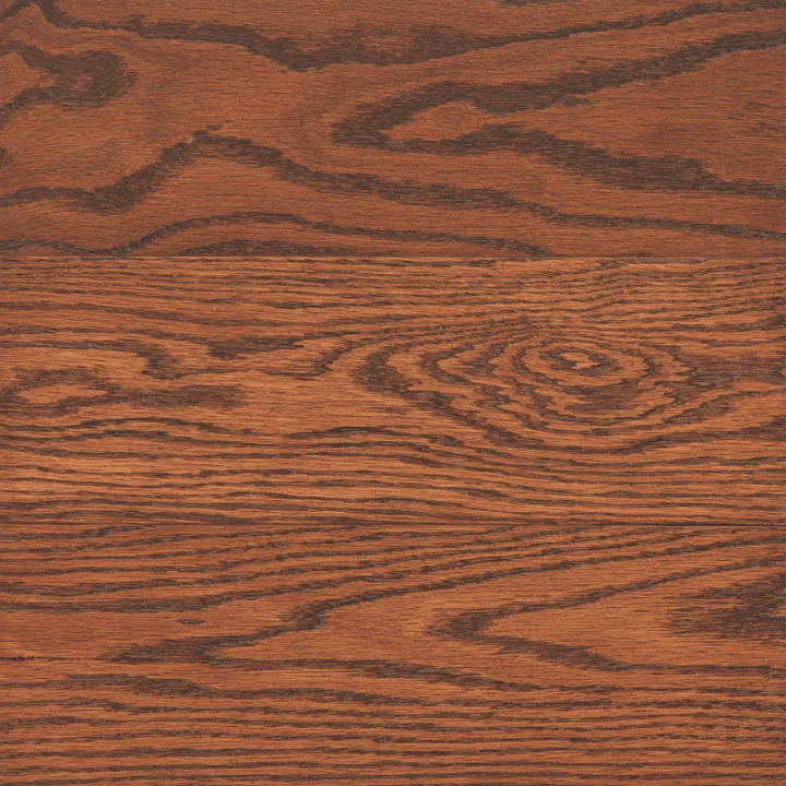 Sedona Red stain color on red oak hardwood floor