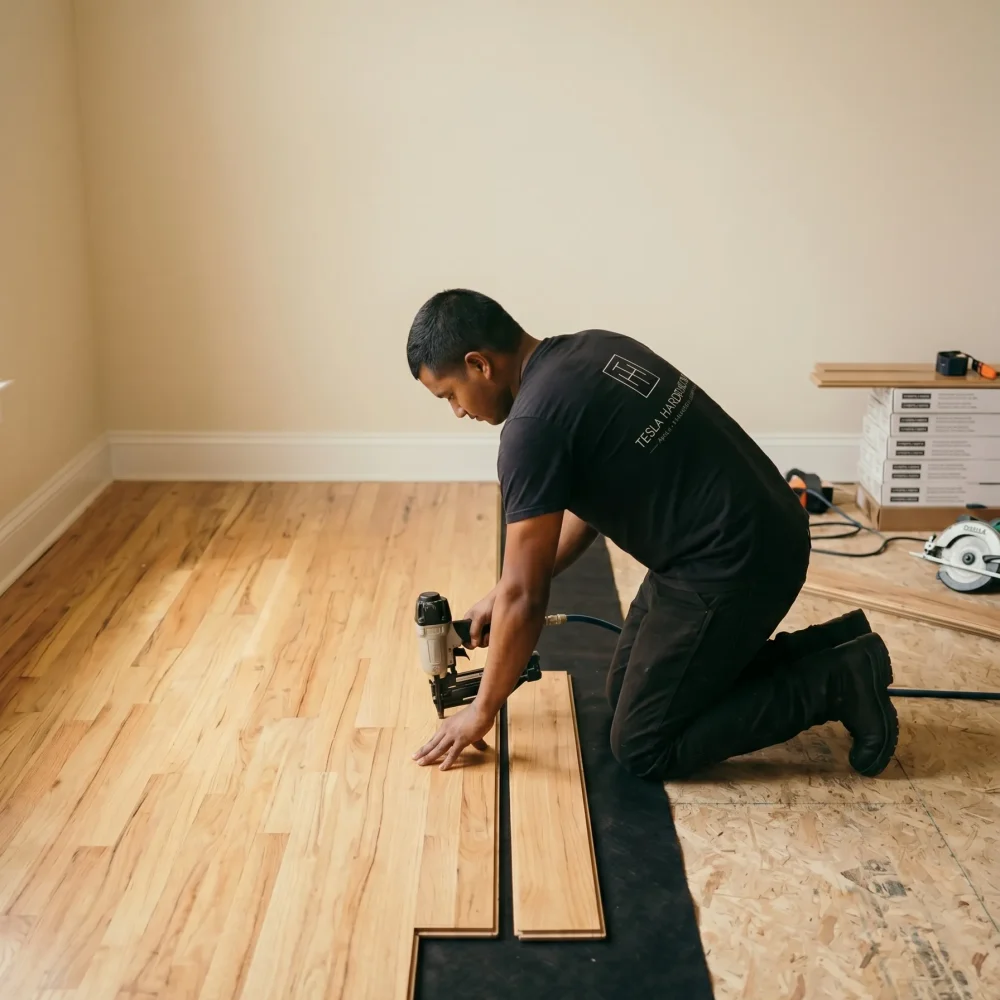 professional hardwood floor installation